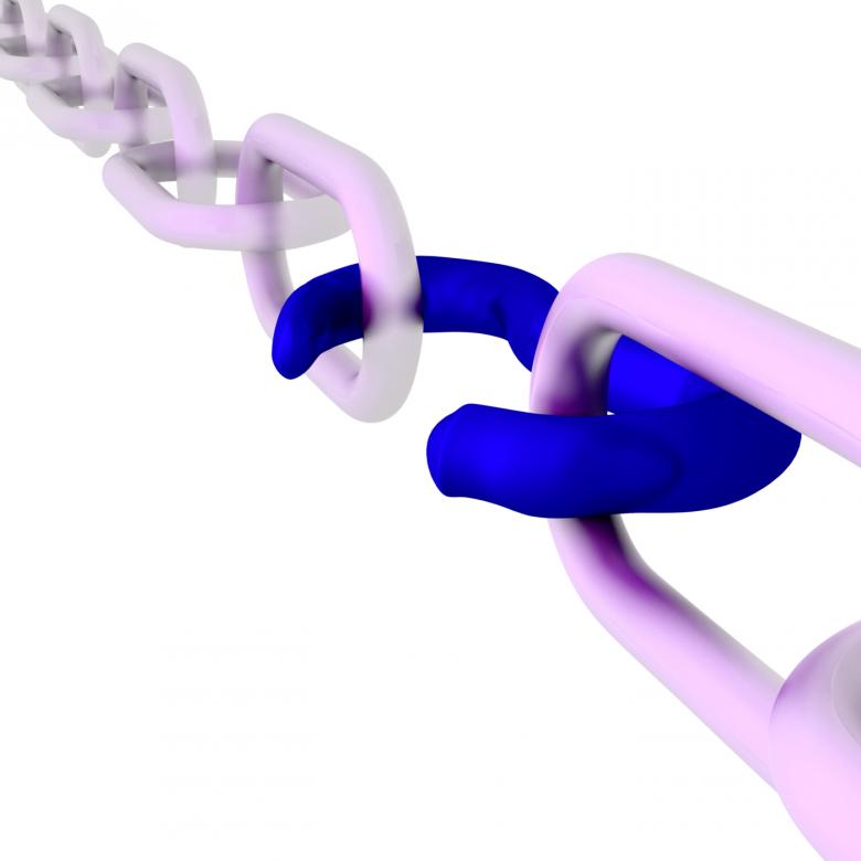 Free stock image of Blue Broken Link Shows Insecurity And Disconnection created by Stuart Miles