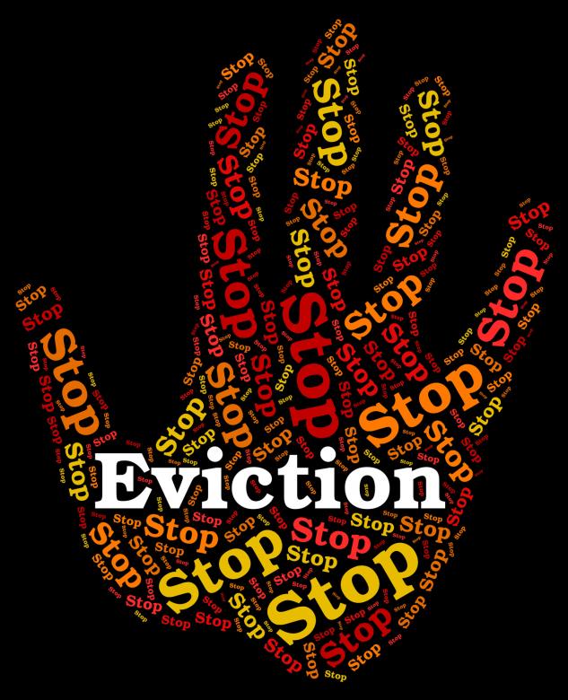 Free stock image of Stop Eviction Represents Throw Out And Caution created by Stuart Miles
