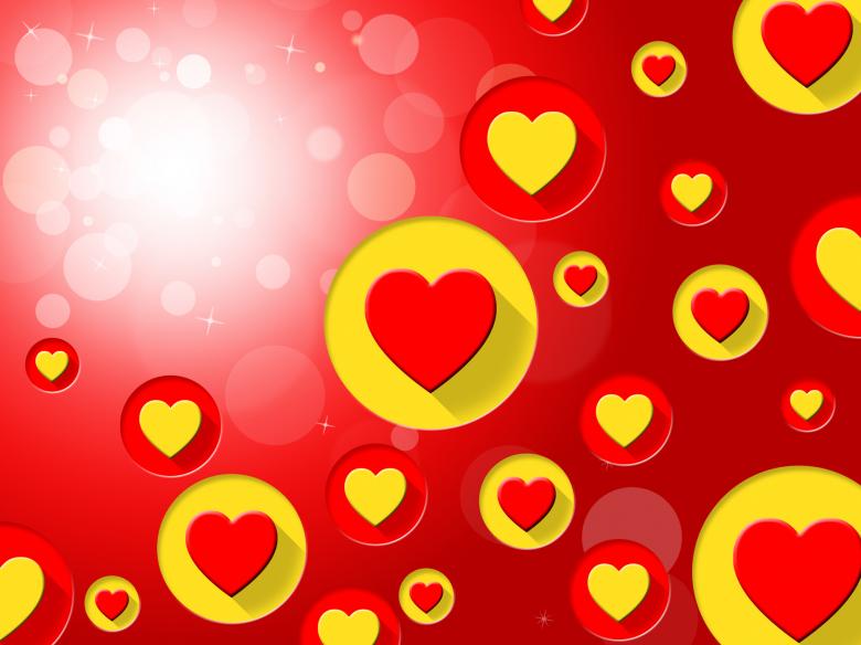 Free stock image of Copyspace Hearts Means Valentines Day And Affection created by Stuart Miles