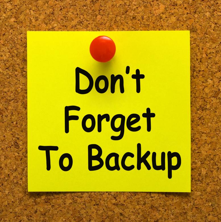 Free stock image of Dont Forget To Backup Note Means Back Up Data created by Stuart Miles