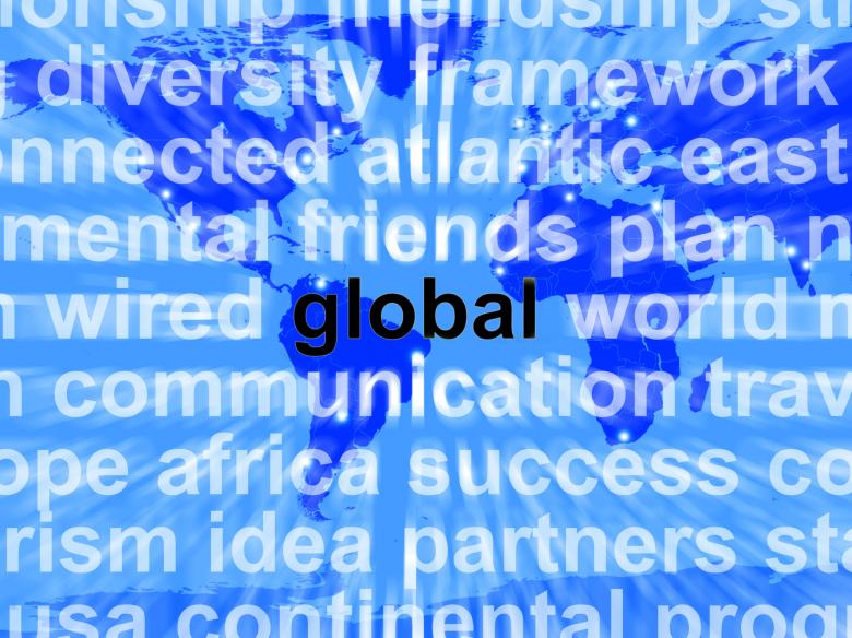 Free stock image of Global Word On Map Showing International Commerce created by Stuart Miles