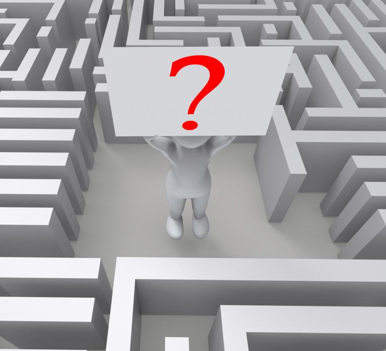 Free stock image of Question In Maze Showing Confusion created by Stuart Miles