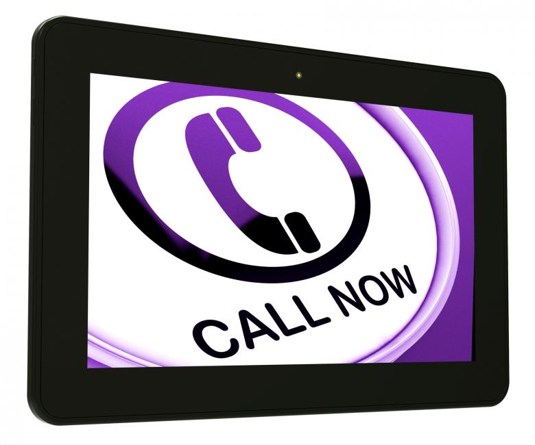 Free stock image of Call Now Tablet Shows Talk or Chat created by Stuart Miles