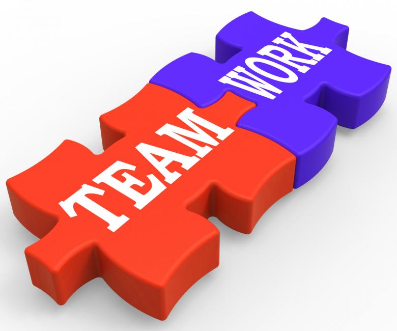 Free stock image of Teamwork Shows Community Working Together created by Stuart Miles