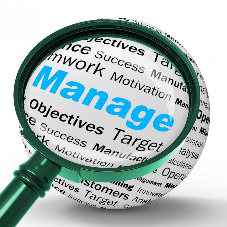 Free stock image of Manage Magnifier Definition Means Business Administration Or Developme created by Stuart Miles