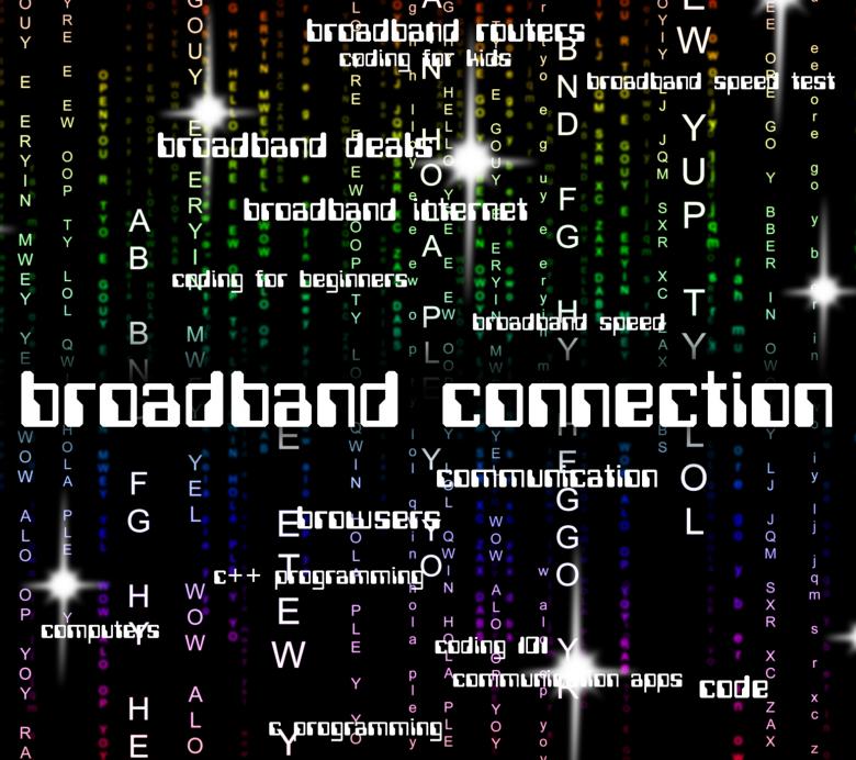 Free stock image of Broadband Connection Means World Wide Web And Computer created by Stuart Miles