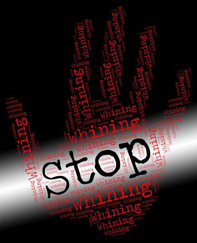 Free stock image of Stop Whining Represents Warning Sign And Bellyache created by Stuart Miles