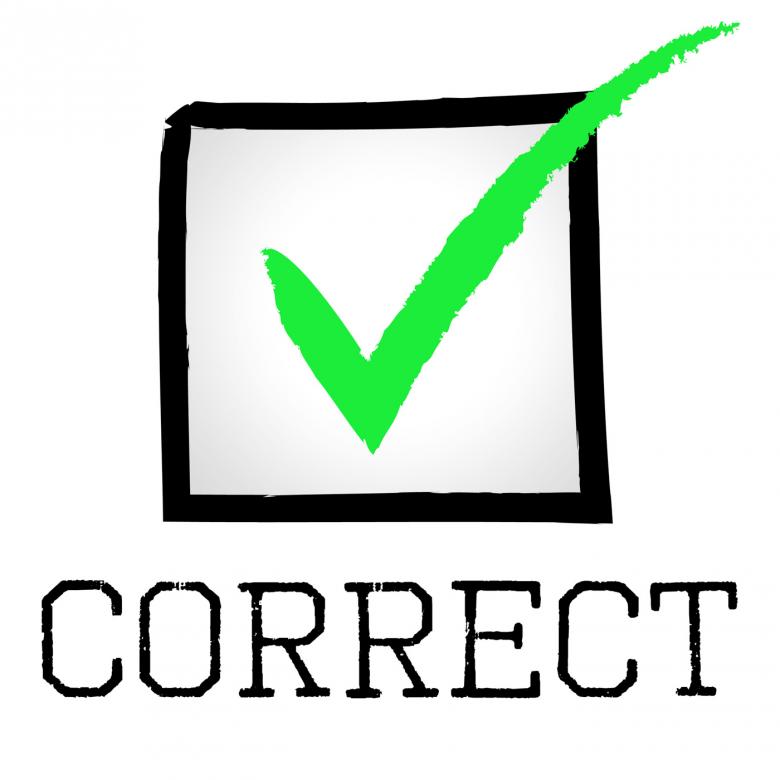 Free stock image of Correct Tick Represents All Right And Ok created by Stuart Miles