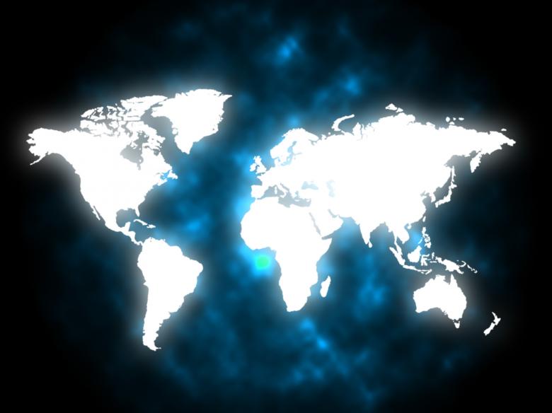 Free stock image of Map Background Means Earth Geography And Continents created by Stuart Miles