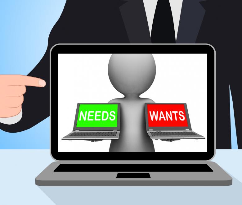 Free stock image of Wants Needs Laptops Displays Materialism Want Need created by Stuart Miles
