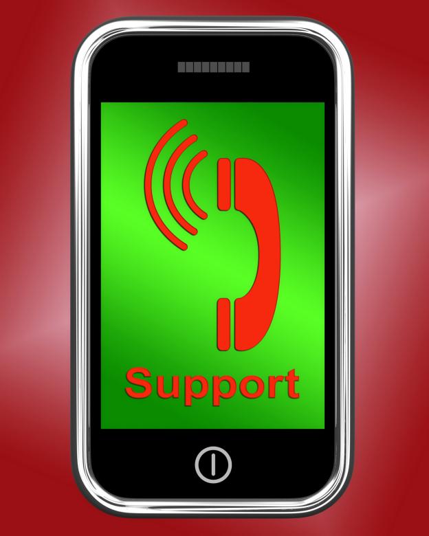 Free stock image of Support On Phone Shows Call For Advice created by Stuart Miles