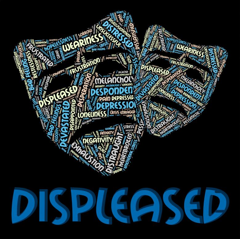 Free stock image of Displeased Word Indicates Put Out And Aggravate created by Stuart Miles