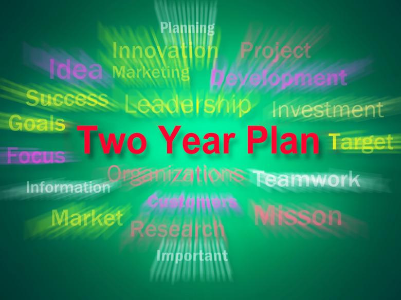 Free stock image of Two Year Plan Brainstorm Displays Planning For Next 2 Years created by Stuart Miles