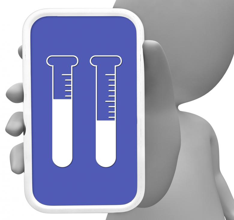 Free stock image of Test Tubes Online Represents Mobile Phone And Analysis 3d Rendering created by Stuart Miles
