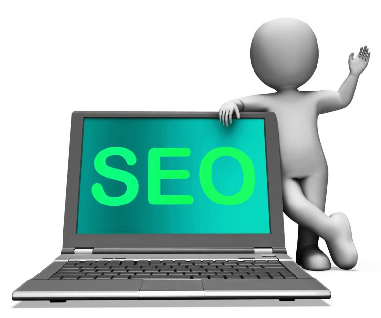 Free stock image of Seo Laptop And Character Shows Search Engine Optimization created by Stuart Miles