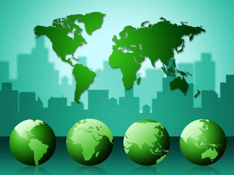 Free stock image of World Map Represents Geographical Continents And Template created by Stuart Miles