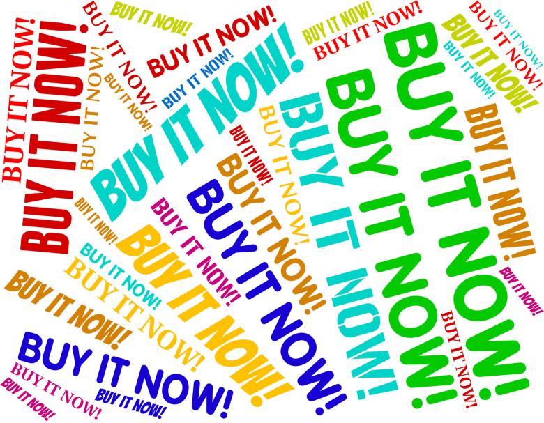 Free stock image of Buy It Now Represents At This Time And Bought created by Stuart Miles