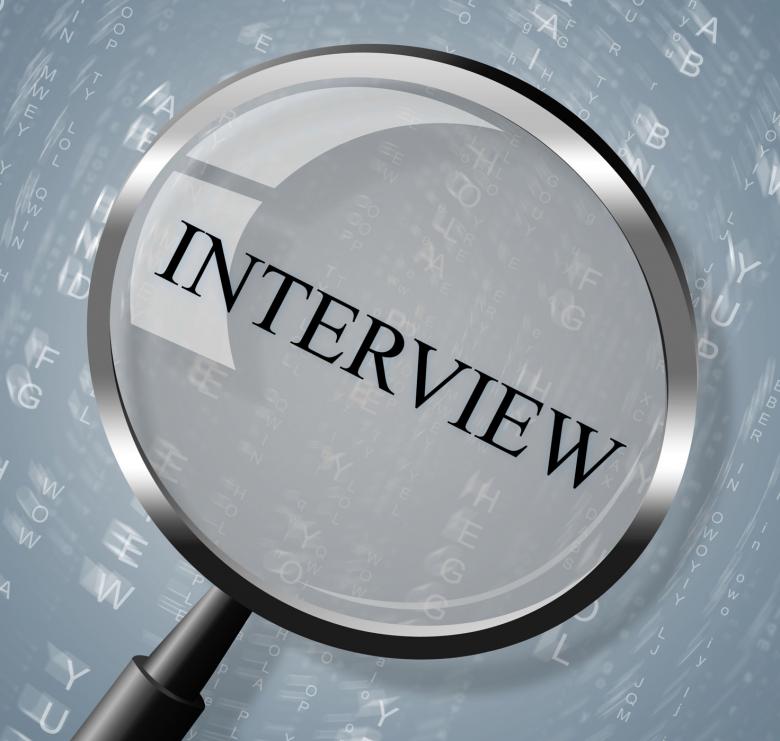 Free stock image of Interview Magnifier Shows Research Conference And Interviewed created by Stuart Miles