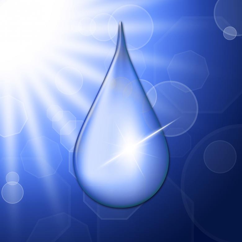 Free stock image of Rain Drop Shows Sun Rays And Blue created by Stuart Miles