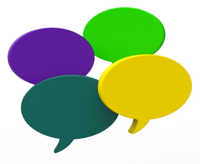 Free stock image of Blank Speech Balloon Shows Copyspace For Thought Chat Or Idea created by Stuart Miles