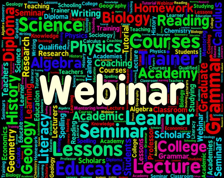 Free stock image of Webinar Word Represents Training Www And Lesson created by Stuart Miles