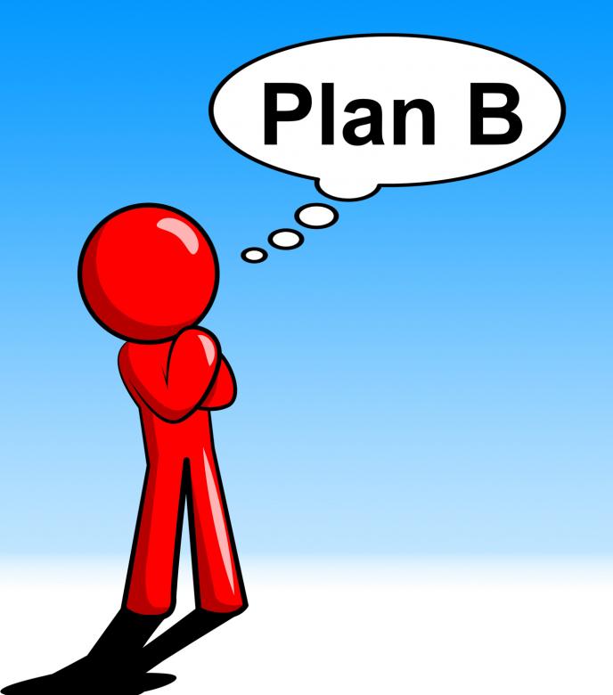 Free stock image of Plan B Shows Fall Back On And Alternative created by Stuart Miles
