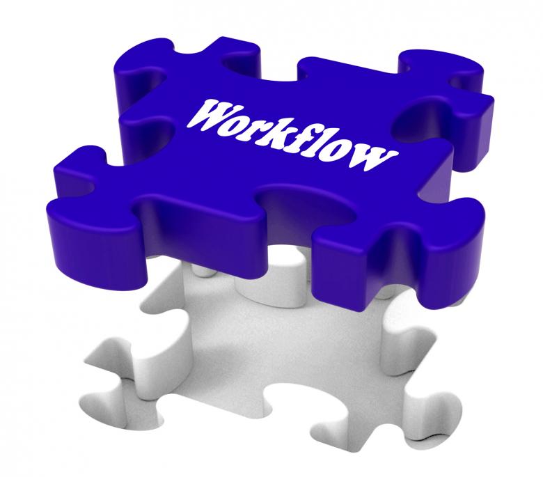 Free stock image of Workflow Puzzle Shows Structure Flow Or Work Procedure created by Stuart Miles