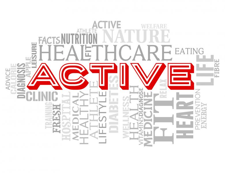 Free stock image of Active Words Indicates Getting Fit And Lively created by Stuart Miles