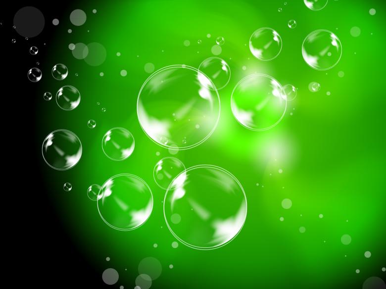Free stock image of Abstract Bubbles Background Shows Beautiful Creative Spheres created by Stuart Miles
