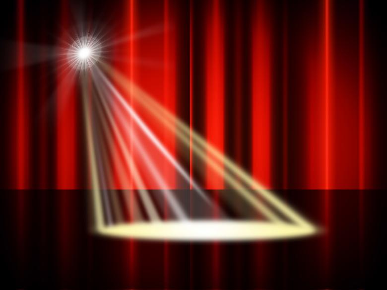 Free stock image of Stage Spotlight Means Live Event And Broadway created by Stuart Miles