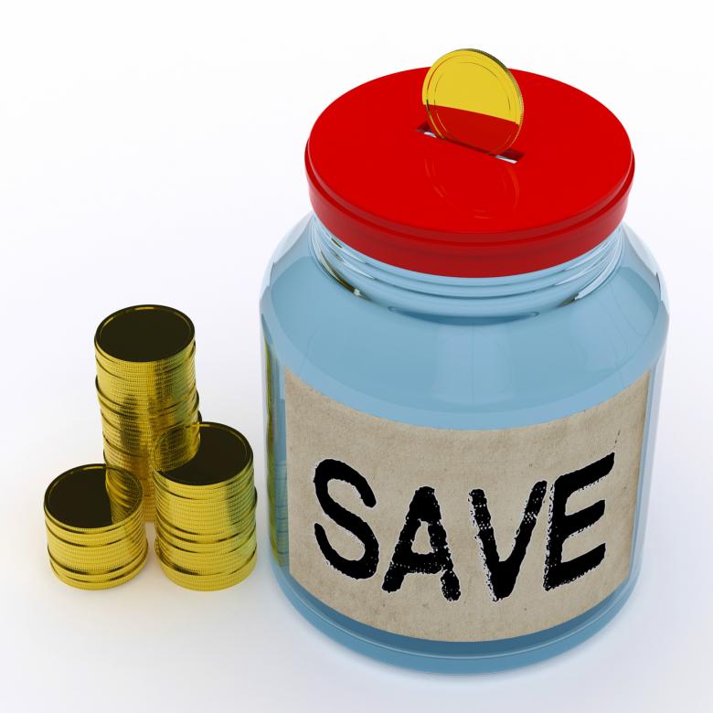 Free stock image of Save Jar Means Saving And Reserving Money created by Stuart Miles