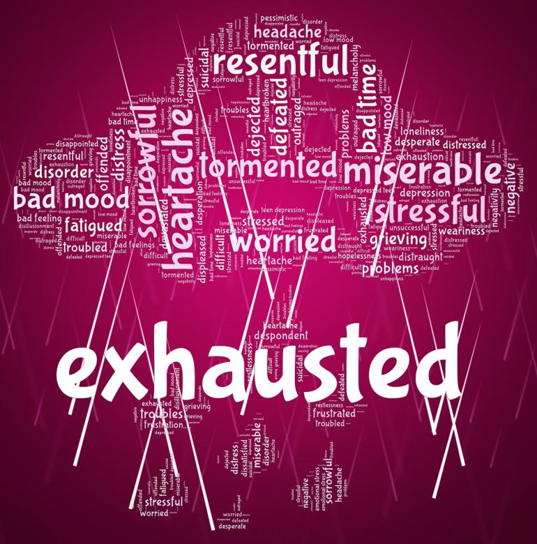 Free stock image of Exhausted Word Represents Tired Out And Drained created by Stuart Miles