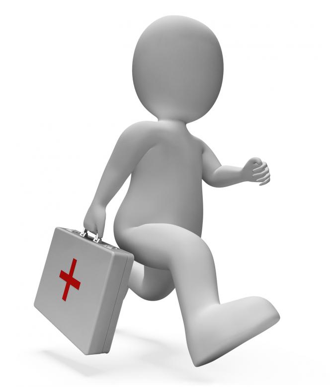 Free stock image of First Aid Shows General Practitioner And Accident 3d Rendering created by Stuart Miles