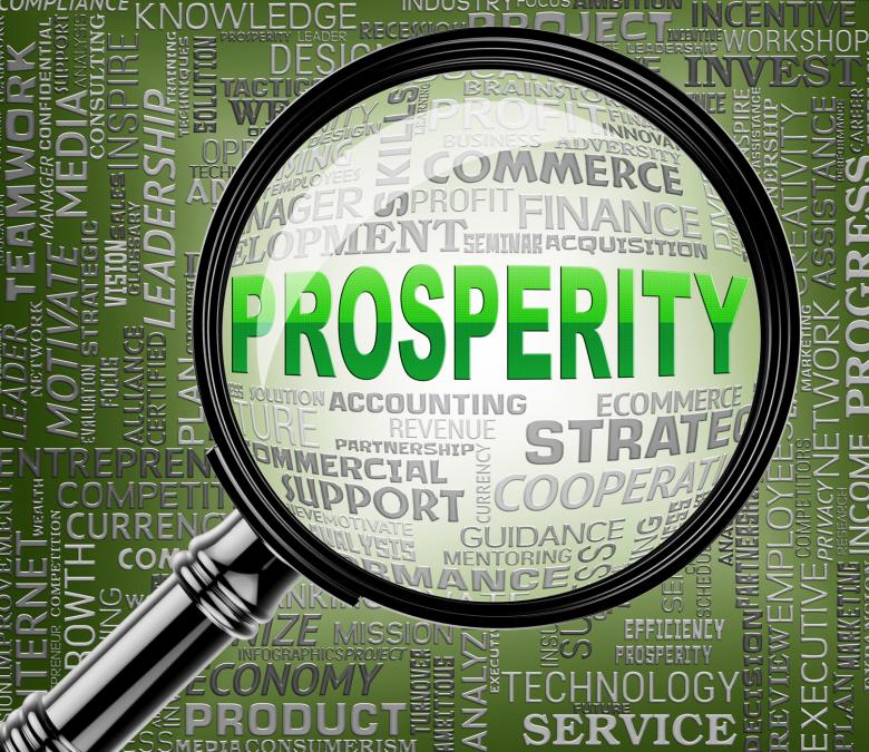 Free stock image of Prosperity Magnifier Indicates Investment Profits 3d Rendering created by Stuart Miles