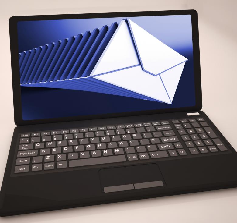 Free stock image of Mails List At Laptop Shows Ongoing Messages created by Stuart Miles