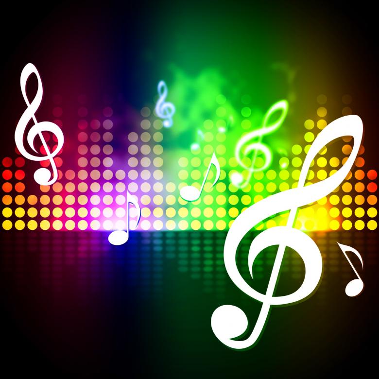 Free stock image of Treble Clef Background Shows Sound Vibrations Frequency created by Stuart Miles