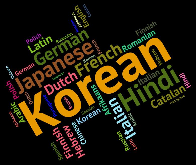 Free stock image of Korean Language Represents Wordcloud Languages And Word created by Stuart Miles