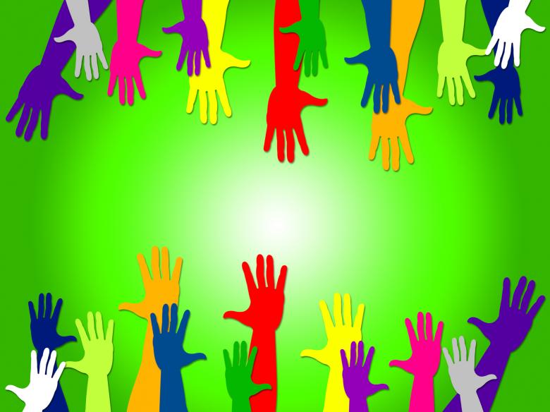 Free stock image of Reaching Out Shows Hands Together And Buddies created by Stuart Miles