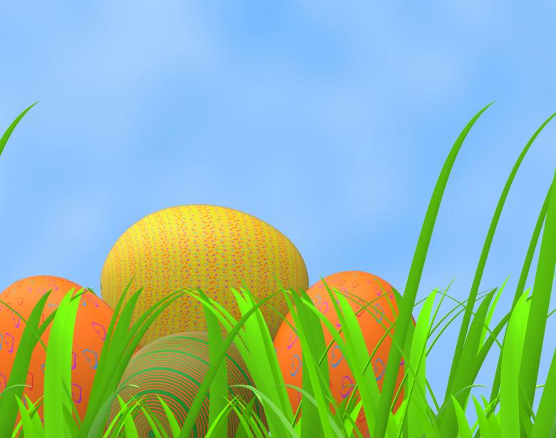 Free stock image of Easter Eggs Means Green Grass And Pasture created by Stuart Miles