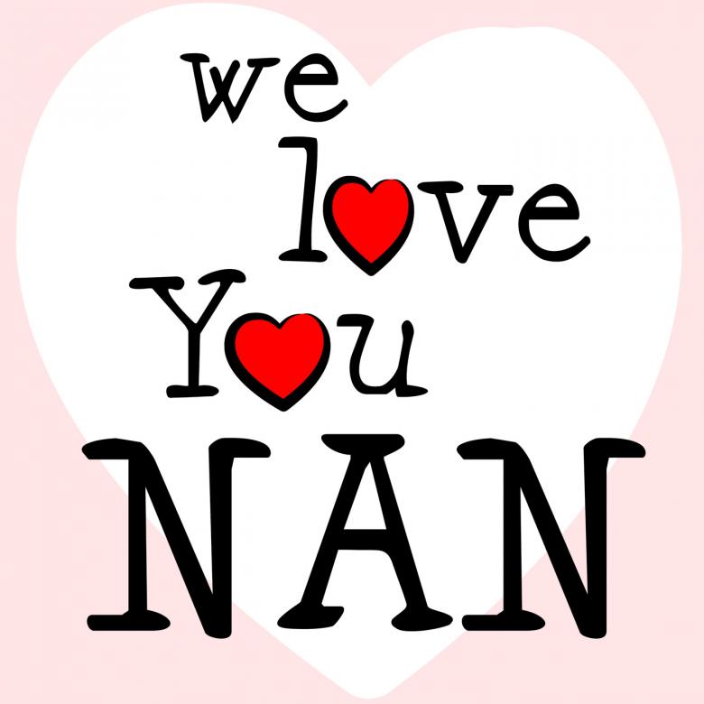 Free stock image of We Love Nan Shows Dating Devotion And Gran created by Stuart Miles