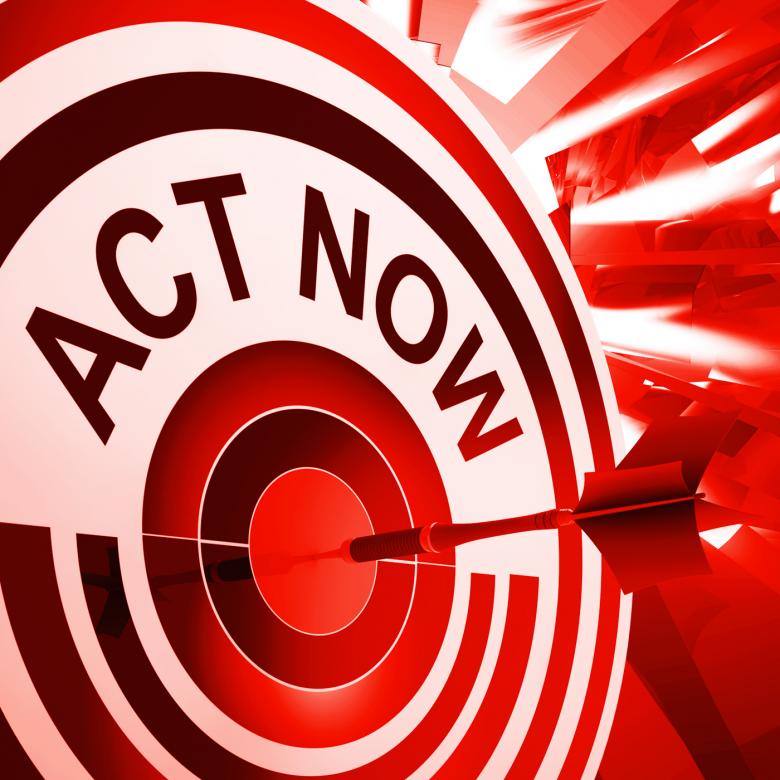 Free stock image of Act Now Means To Take Quick Action created by Stuart Miles