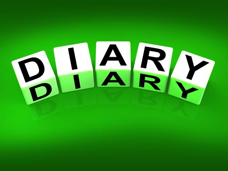 Free stock image of Diary Blocks Mean Journal Blog or Autobiographical Record created by Stuart Miles