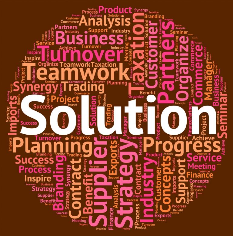 Free stock image of Solution Word Represents Succeed Solving And Successful created by Stuart Miles