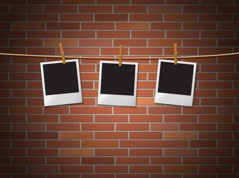 Free stock image of Photo Frames Represents Blank Space And Bricks created by Stuart Miles