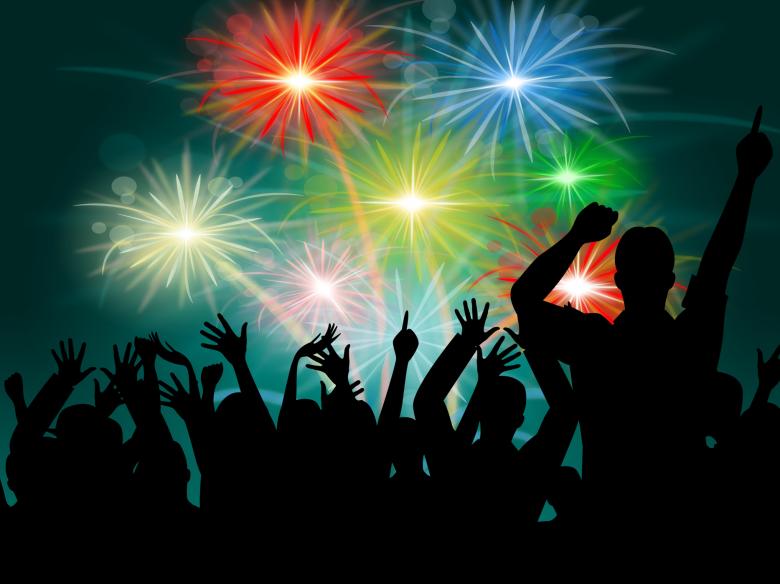 Free stock image of Dancing Disco Represents Fireworks Display And Celebrate created by Stuart Miles