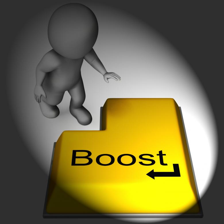 Free stock image of Boost Keyboard Means Upgrade Or Improvement On Computer created by Stuart Miles