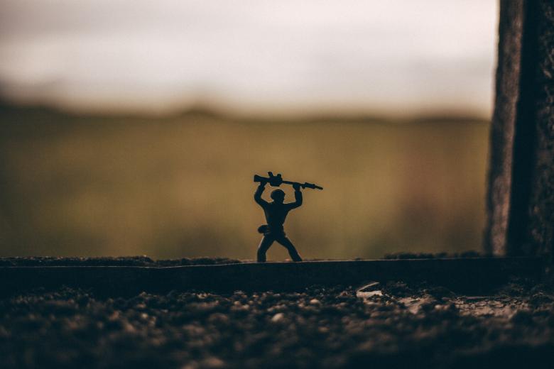 Free stock image of Miniature Soldier created by Bjorgvin
