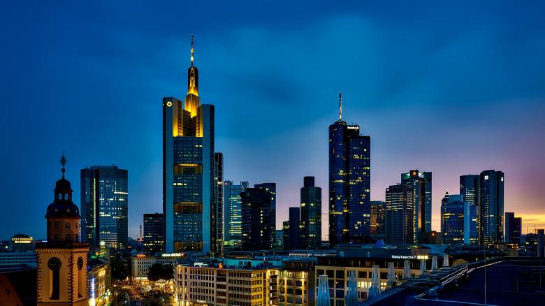 Free stock image of Frankfurt City created by Pixabay