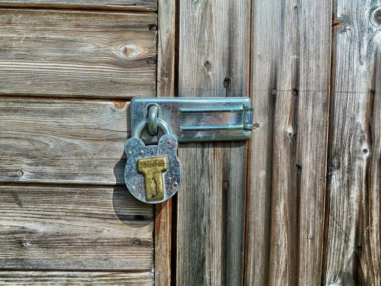 Free stock image of Locked Garden Shed created by Pixabay