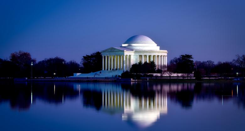 Free stock image of Jefferson Memorial created by Pixabay